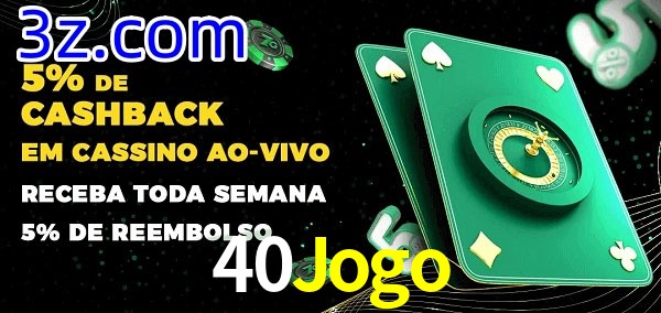 Promoções do cassino ao Vivo 40Jogo