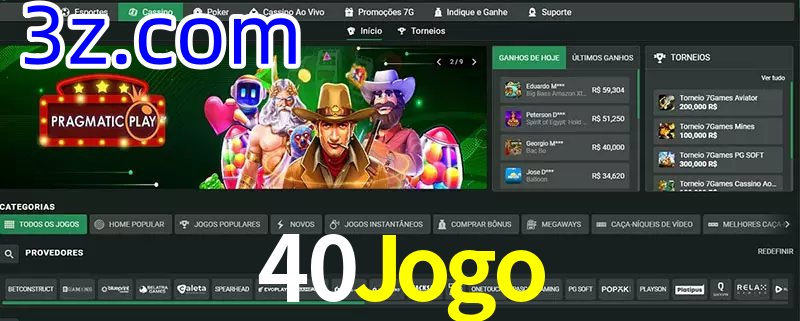 cassino 40Jogo